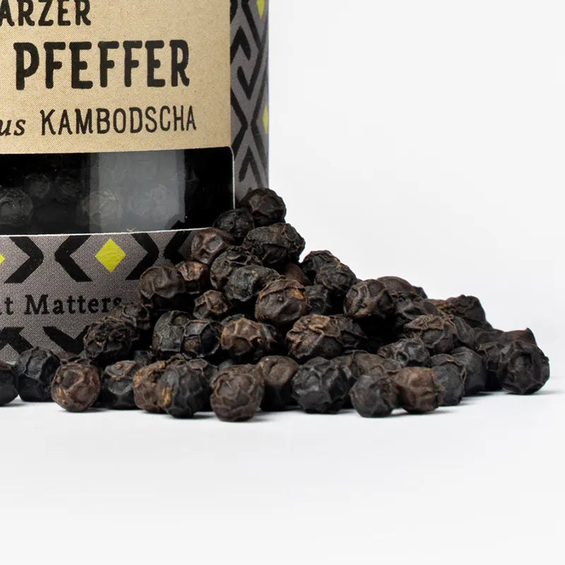 Schwarzer Kampot Pfeffer von Soul Spice I www.bio-vivo.ch