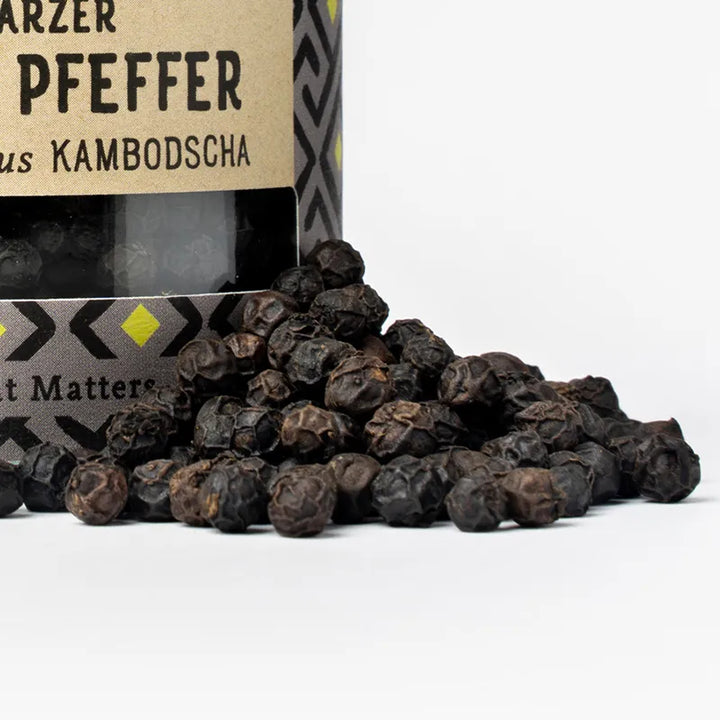 Schwarzer Kampot Pfeffer von Soul Spice I www.bio-vivo.ch