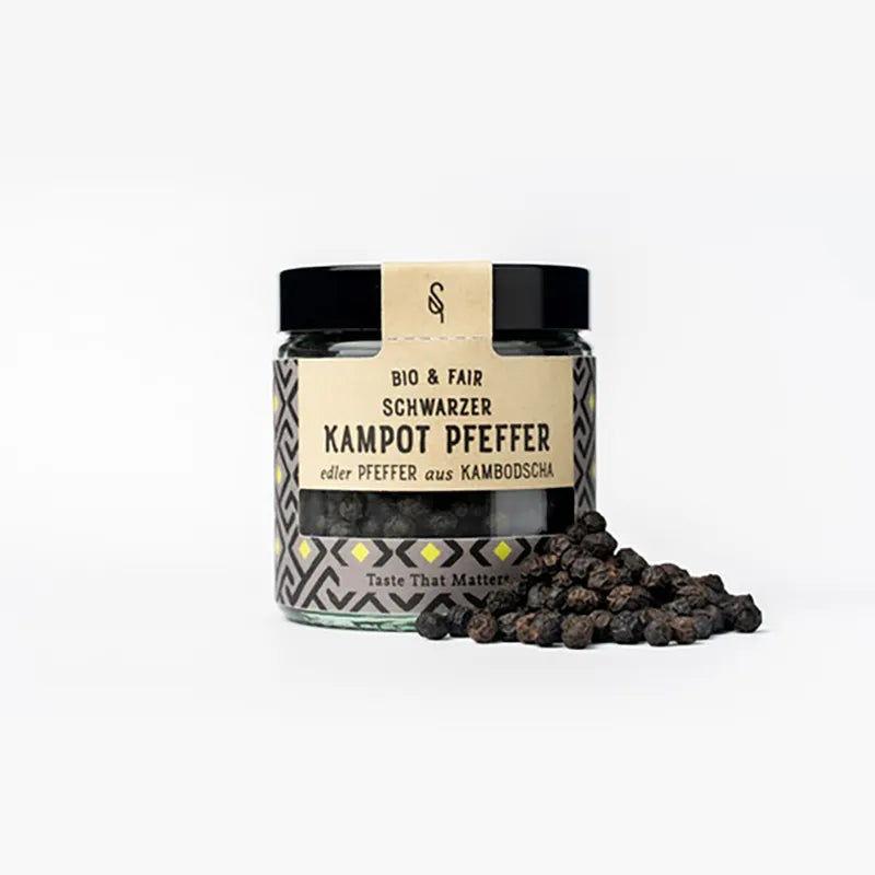 Schwarzer Kampot Pfeffer von Soul Spice I www.bio-vivo.ch