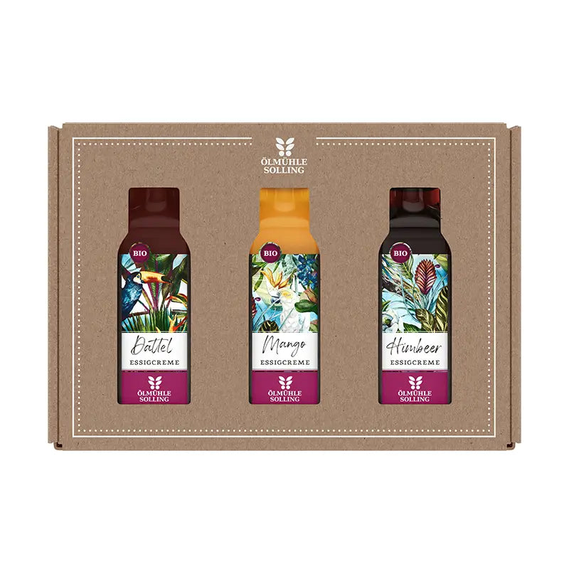 Geschenkset Essigcremes der Ölmühle Solling I www.bio-vivo.ch