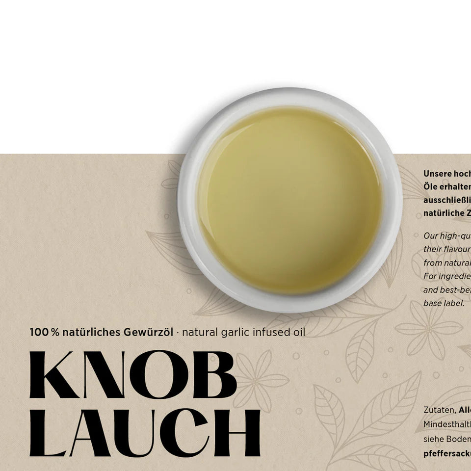 Knoblauchöl von Pfeffersack & Söhne I www.bio-vivo.ch
