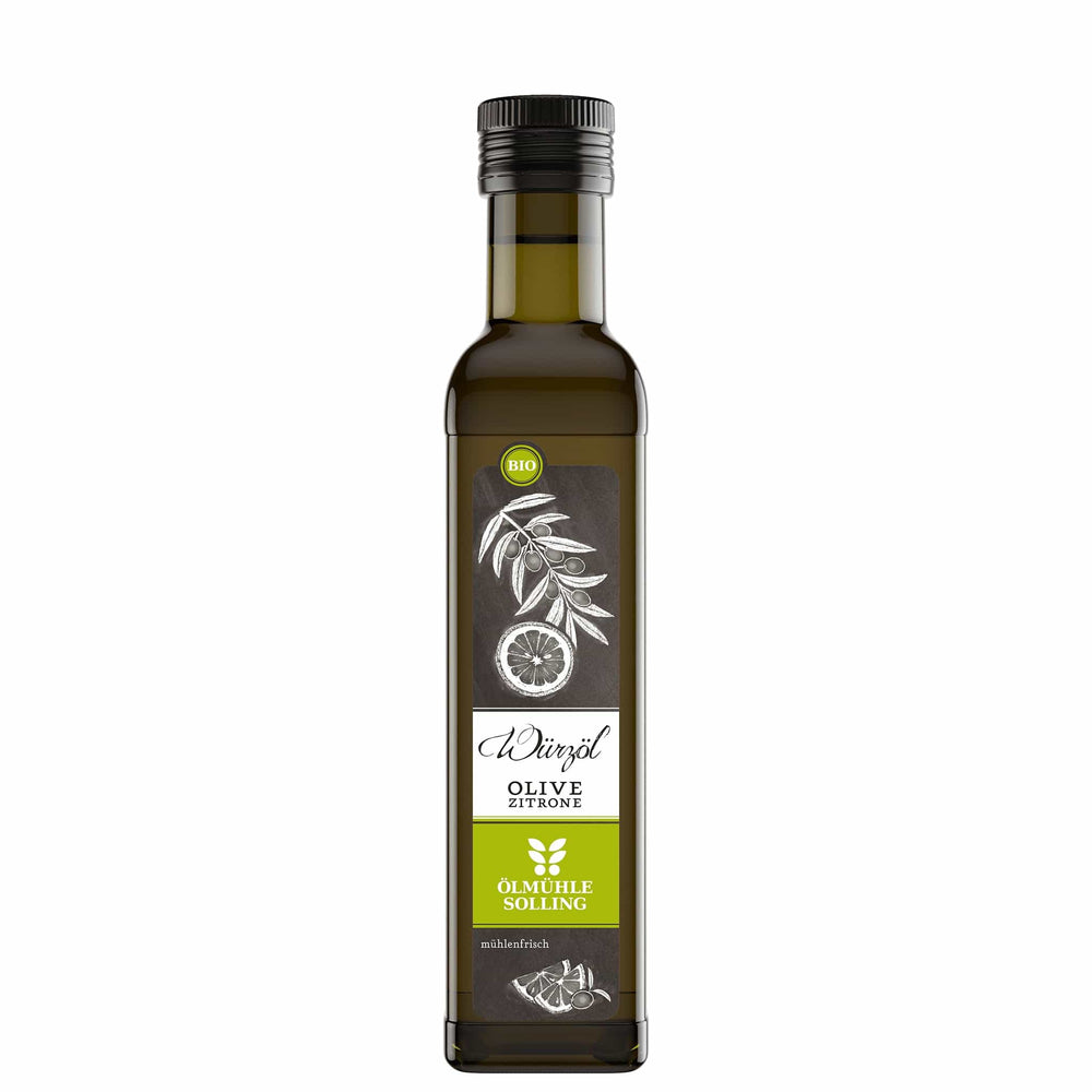 Olive-Zitrone Olivenwürzöl der Ölmühle Solling I www.bio-vivo.ch