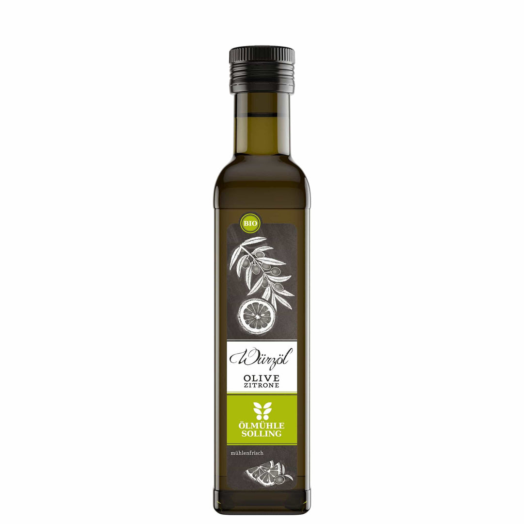 Olive-Zitrone Olivenwürzöl der Ölmühle Solling I www.bio-vivo.ch